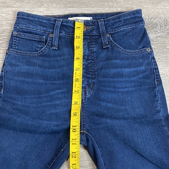 MADEWELL WOMEN CURVY HIGH-RISE SKINNY JEANS BLUE SIZE 24 - Picture 11 of 15
